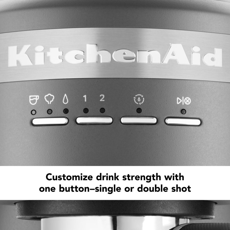 KitchenAid SemiAutomatic Espresso Machine & Reviews Wayfair